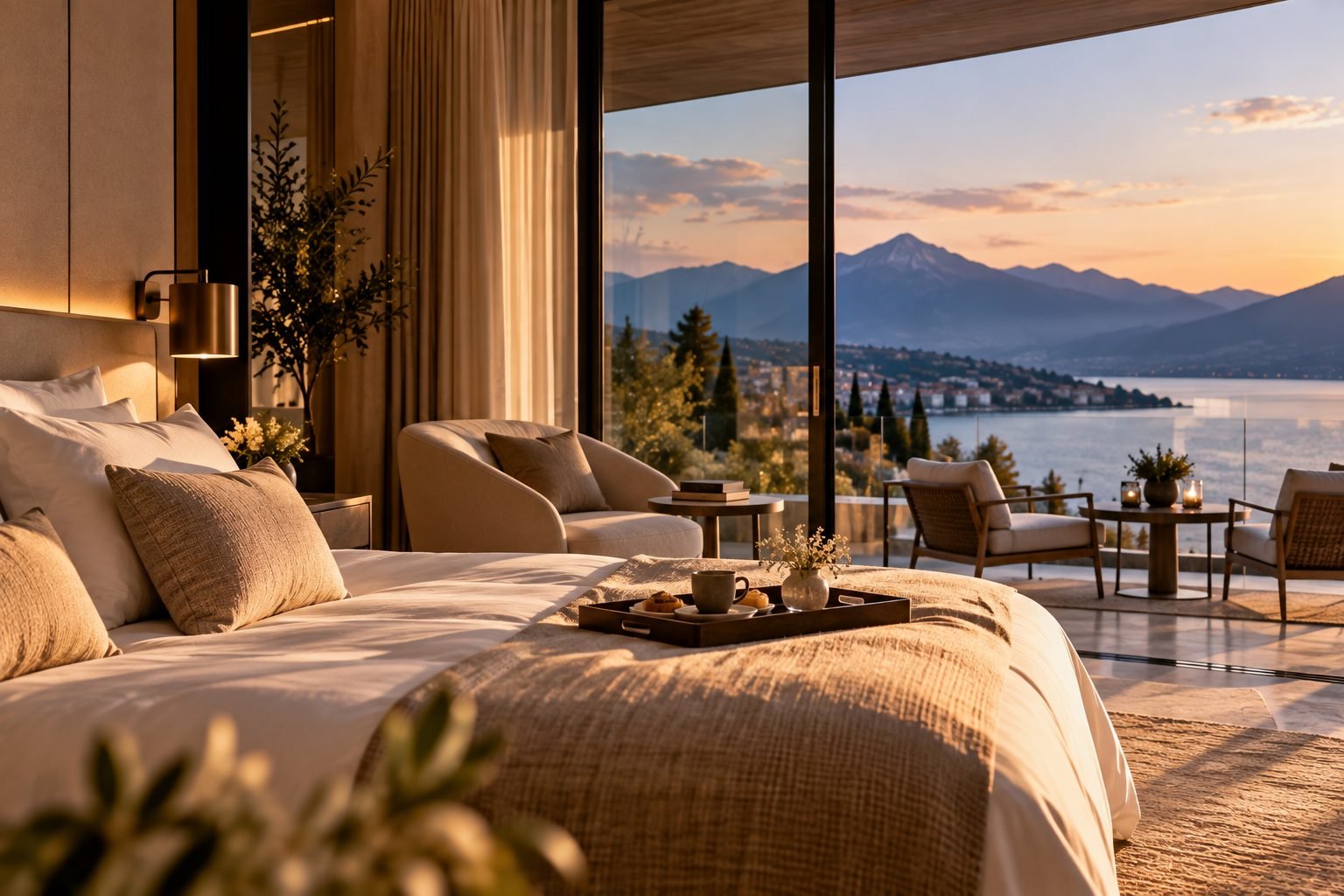 Suite d’hôtel de luxe filmée par AWD Productions